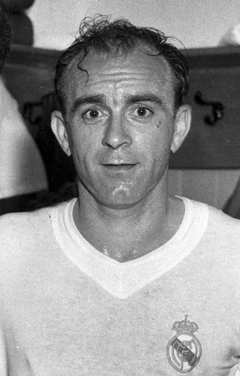 Alfredo Di Stéfano in Real Madrid colours, 1959, three years after the first European Cup final