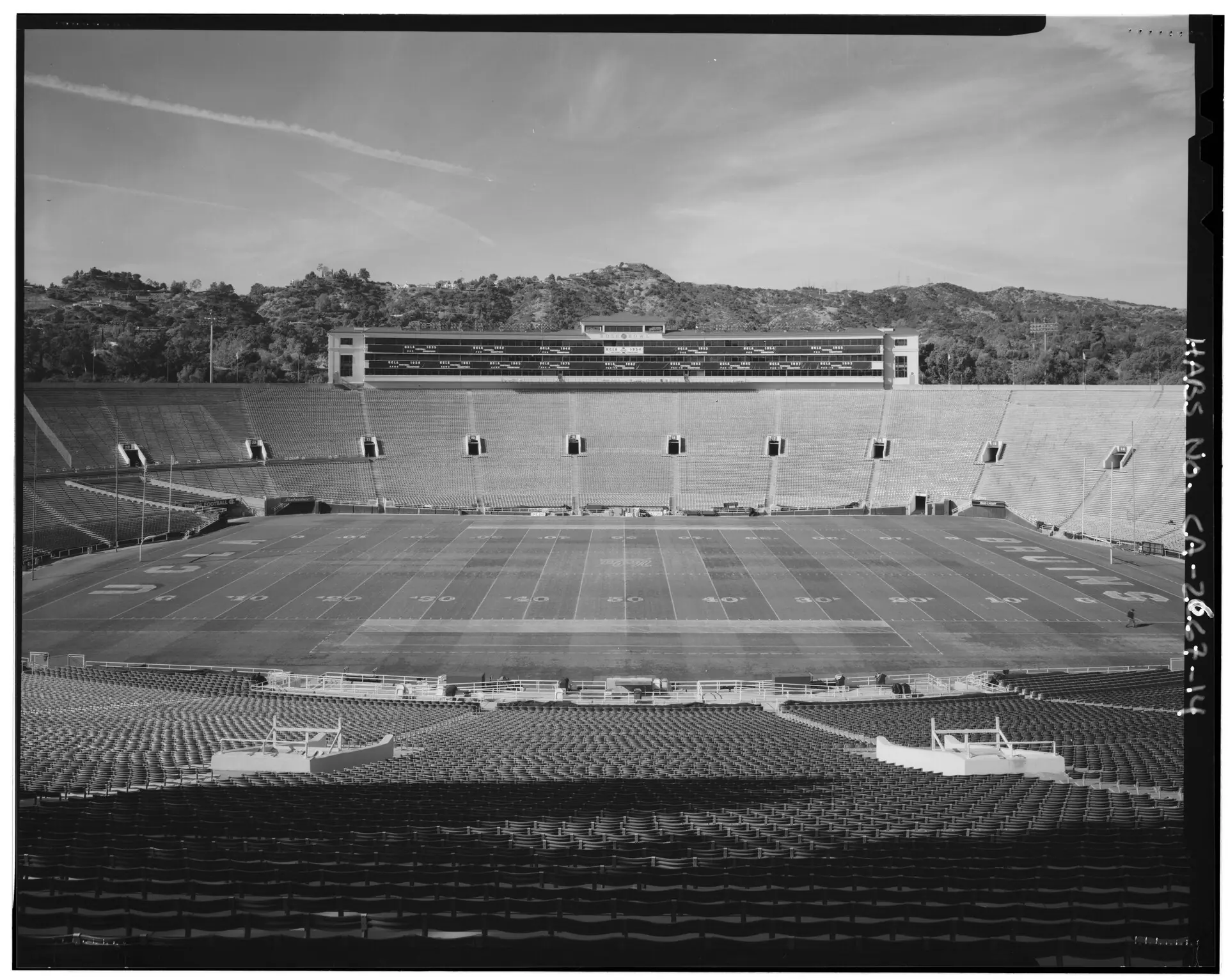 The Rose Bowl, Pasadena, venue of Romania v Argentina in 1994, photographed in the 1990s