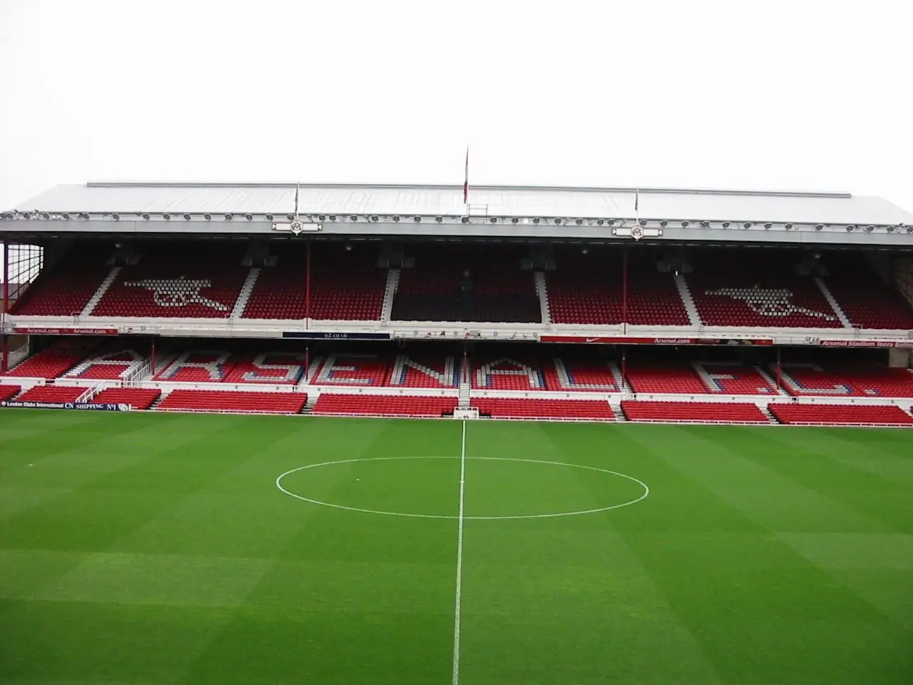 West Stand of Highbury, August 2003