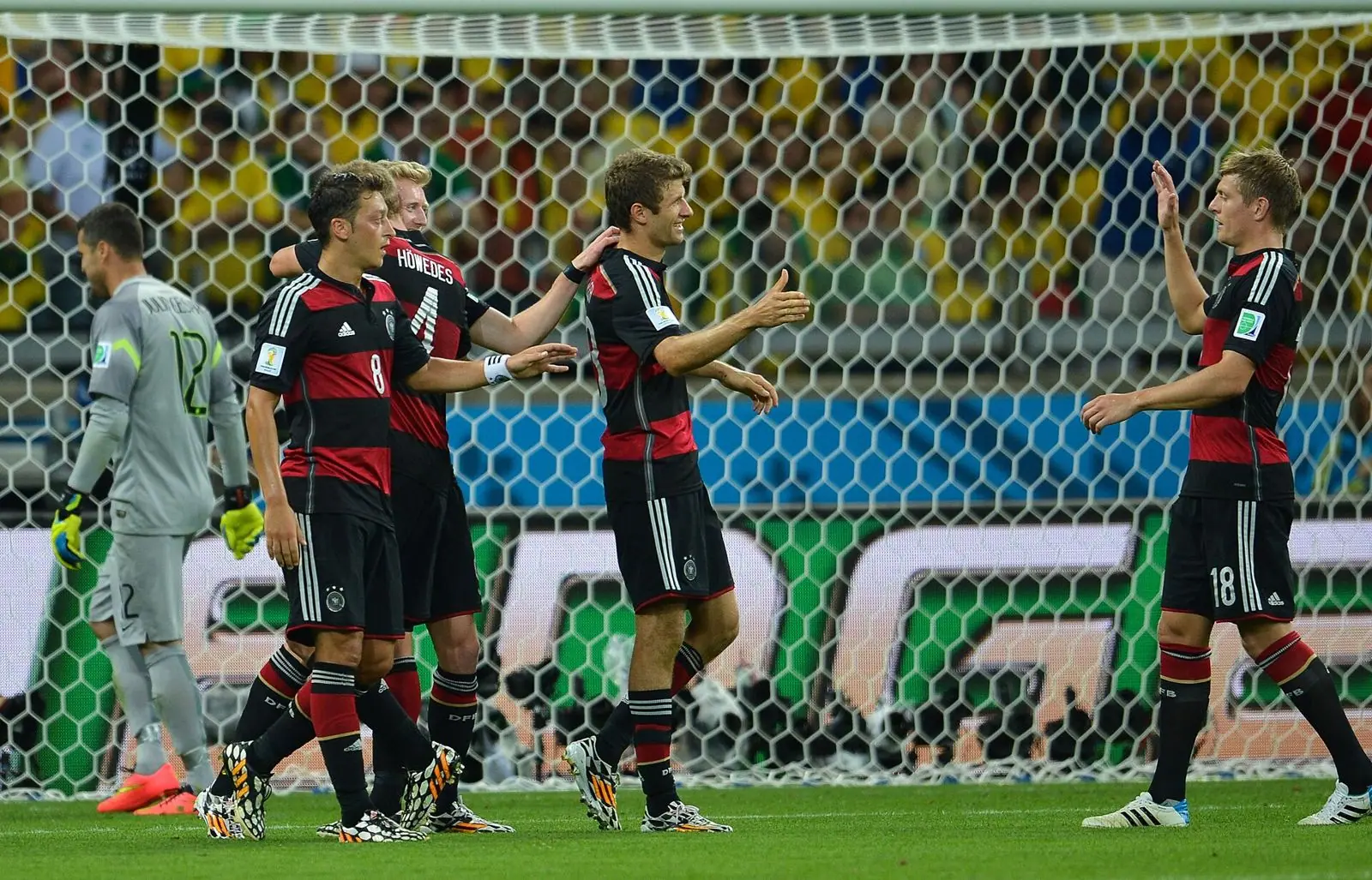 Brazil 1-7 Germany at the Mineirão
