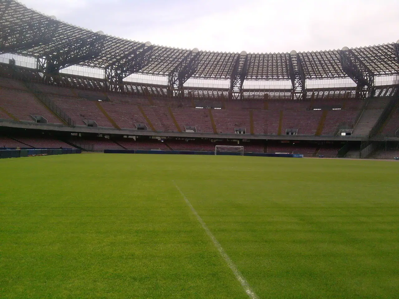 The Stadio San Paolo in Naples, venue of Cameroon v Colombia in 1990, photographed in 2010