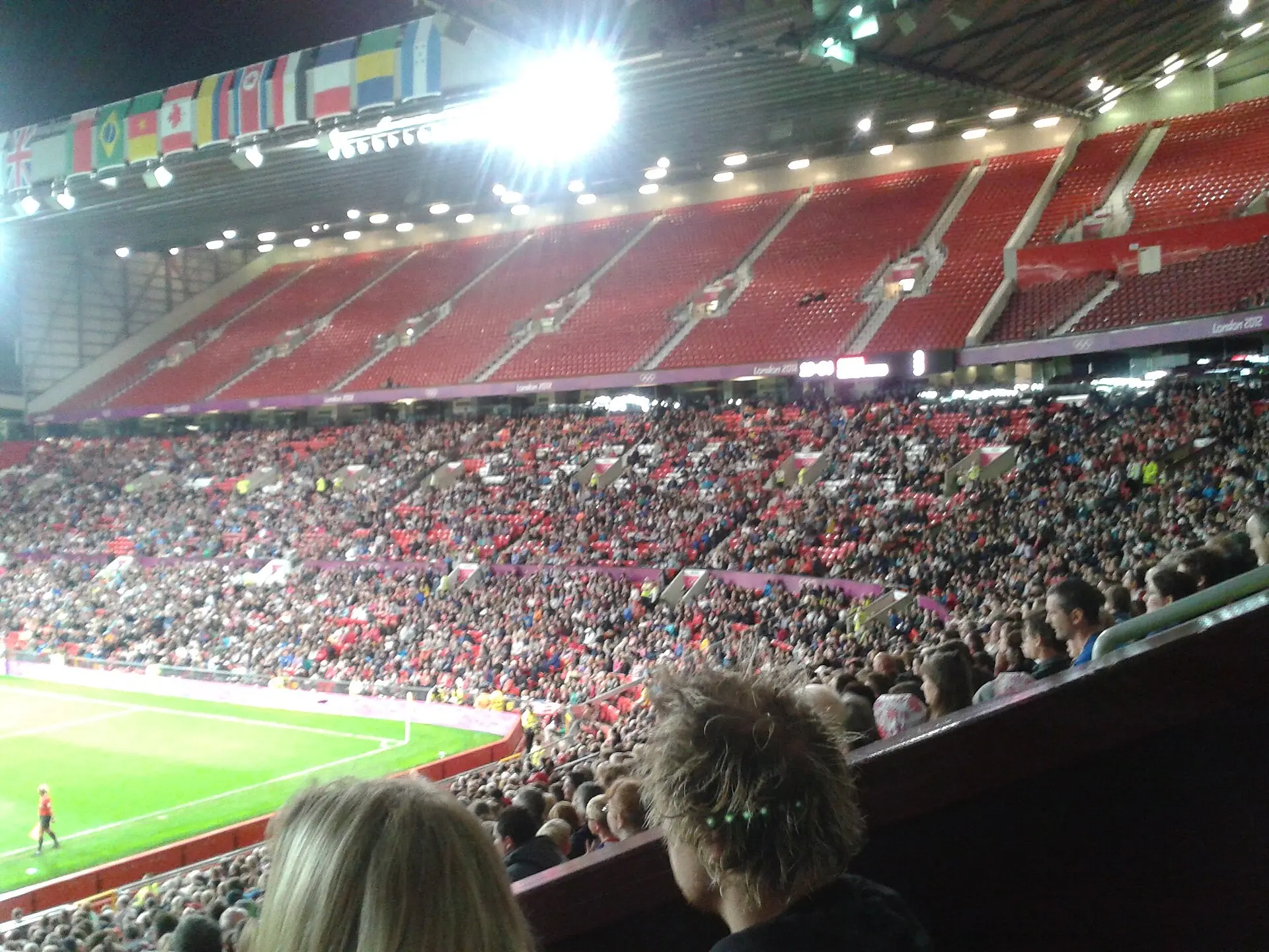 Old Trafford during the United States v Canada Olympic semi-final, 6 August 2012