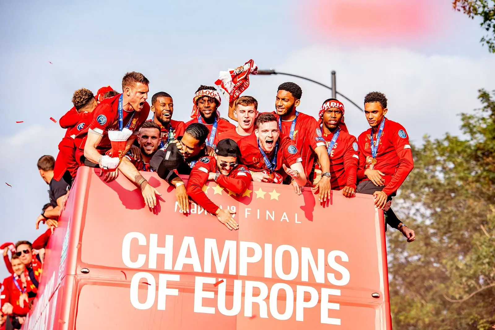 Liverpool’s Champions League victory parade, 2 June 2019