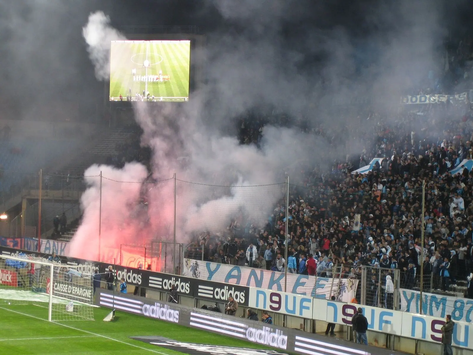 The Virage Nord, Stade Vélodrome, Marseille