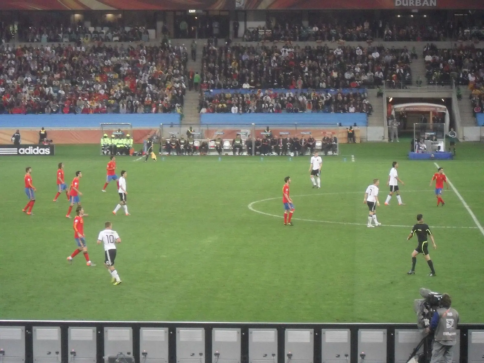 Germany v Spain semi-final, Moses Mabhida Stadium, Durban, 7 July 2010