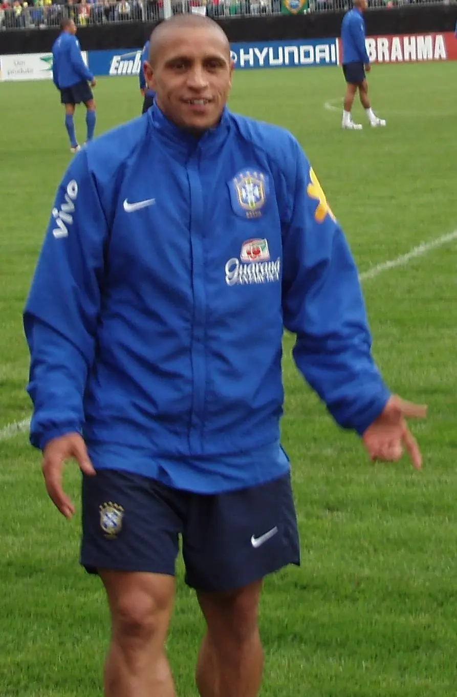 Roberto Carlos with the Brazil national team, June 2006