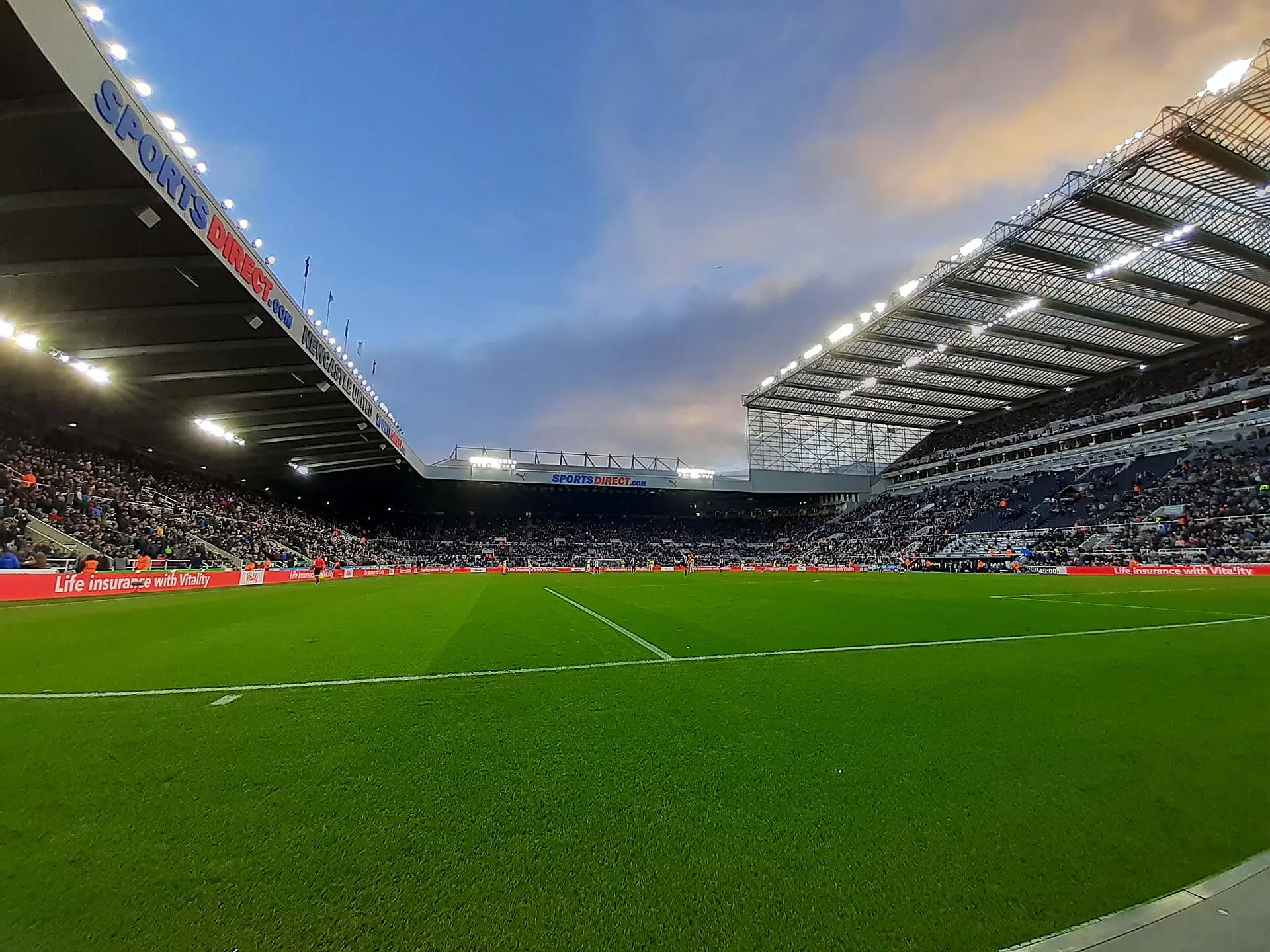 St James' Park, Newcastle, Shearer's home ground (modern photograph, 2020)